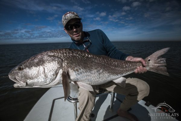 Louisiana Bull Redfish Fly Fishing